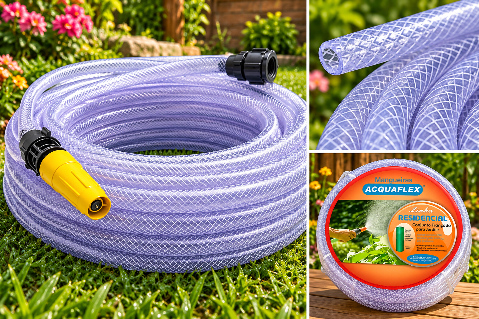 Mangueira Conjunto Jardim Cristal 10M Acquaflex