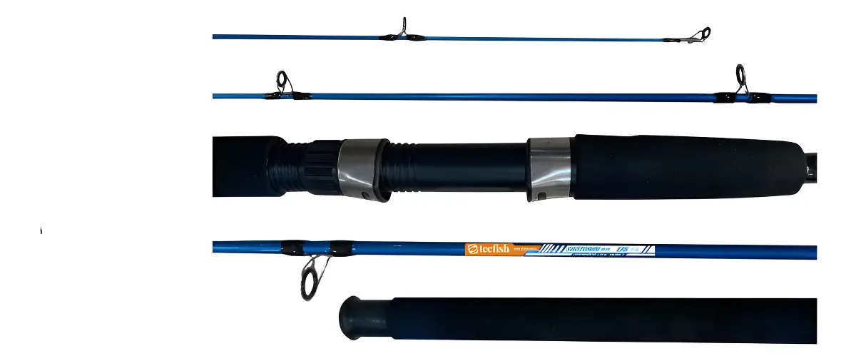 Vara Pesca Molinete 2,10M 2 Partes Tecfish - imagem 3