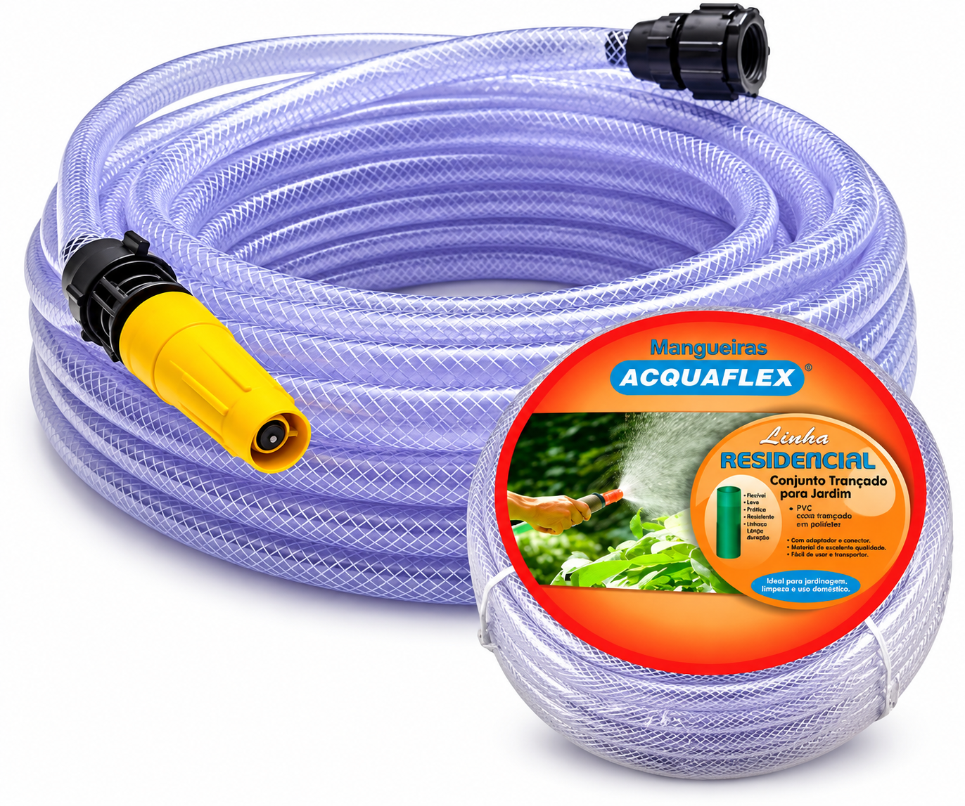 Mangueira Conjunto Jardim Cristal 10M Acquaflex - imagem 4