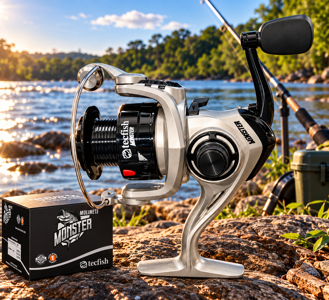 Molinete 1 Rolamento Mosnter Tecfish