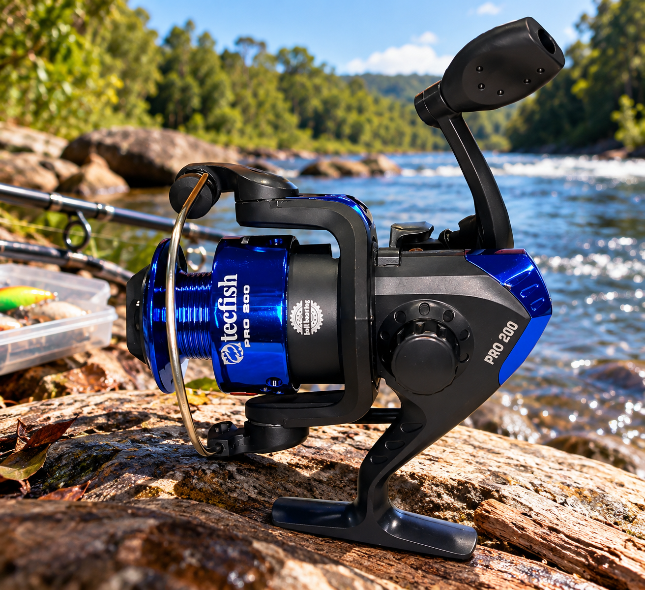 Molinete 1 Rolamento 200 Profissional Tecfish
