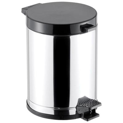 LIXEIRA 4,5L INOX Com Pedal com balde removivel