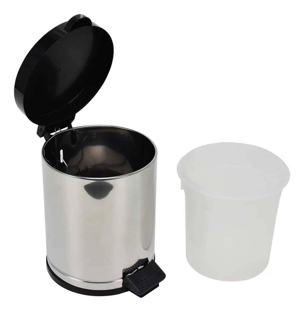 LIXEIRA 4,5L INOX Com Pedal com balde removivel - imagem 3
